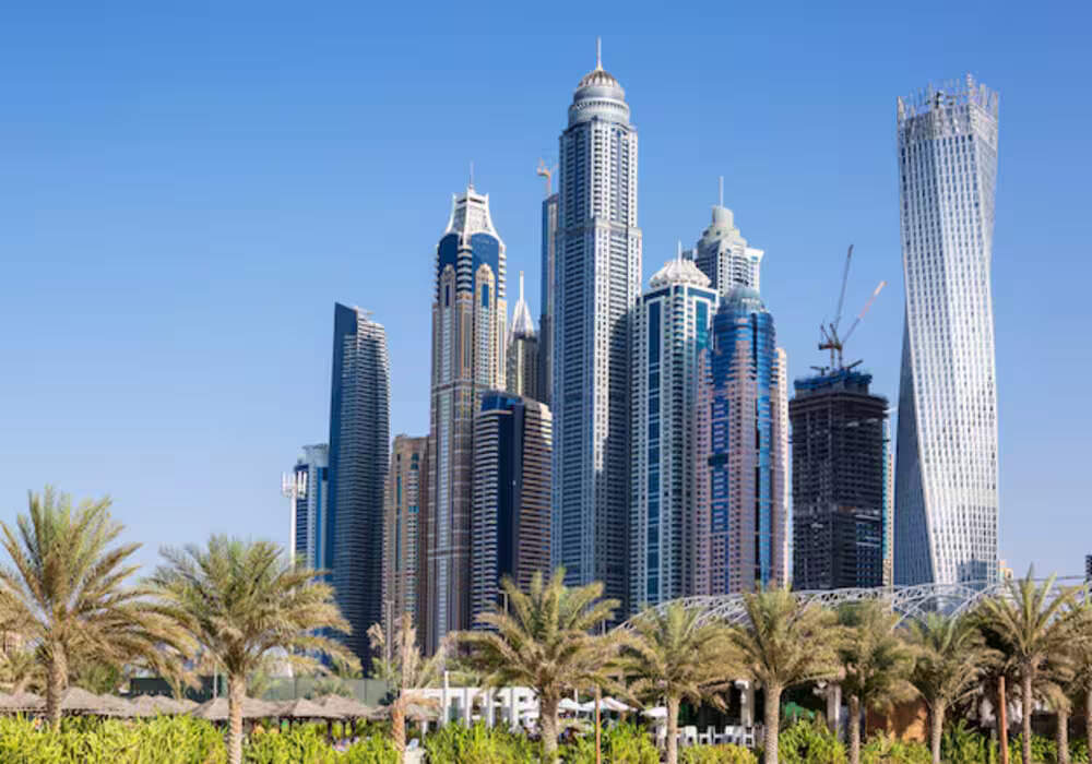What makes dubai ideal for setting up such a huge corporation as mentioned by Arif Patel